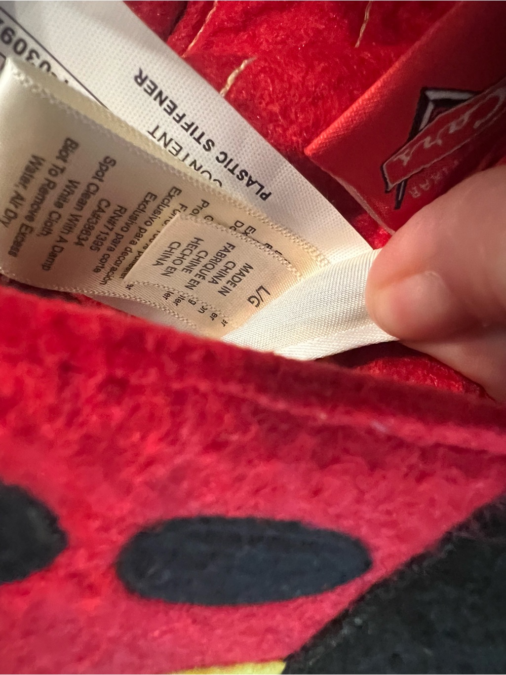 Pottery Barn Kids Disney Pixar Cars Lightning Mcqueen Halloween Costume — image 7 of 7